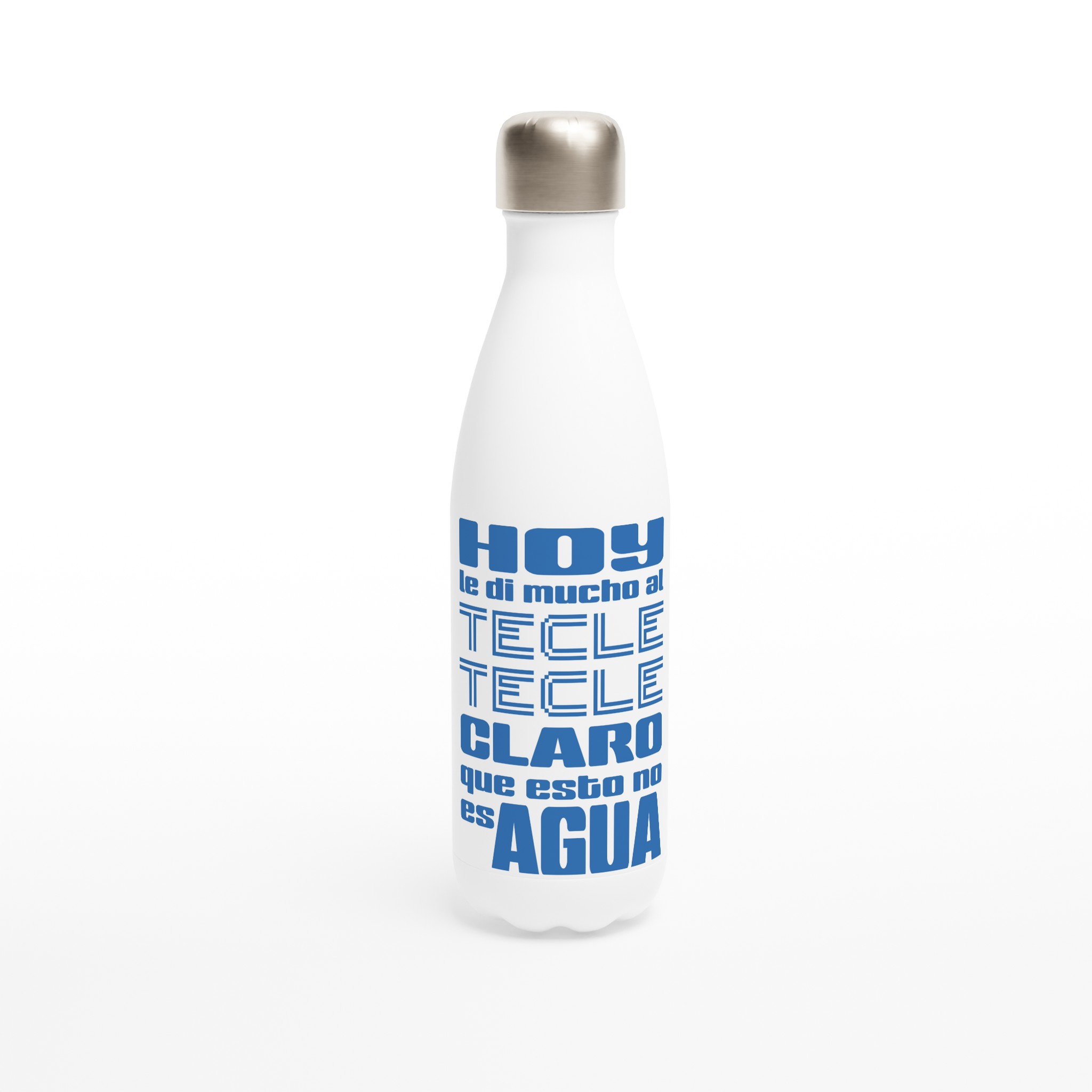 Botella "Agua" - Azul