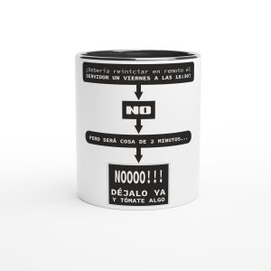 Taza Flow Server Negro